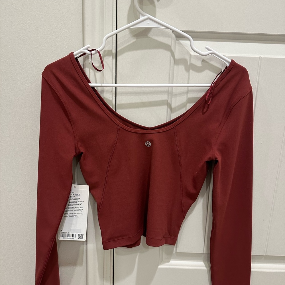 Lululemon align, long sleeve top size 4.